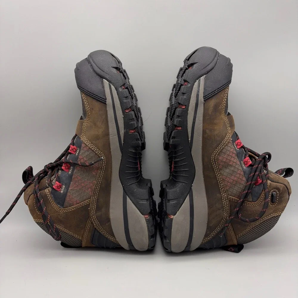 Carolina Work Boots Men 9.5 Brown Solid Carbon Toe Waterproof Extension 5